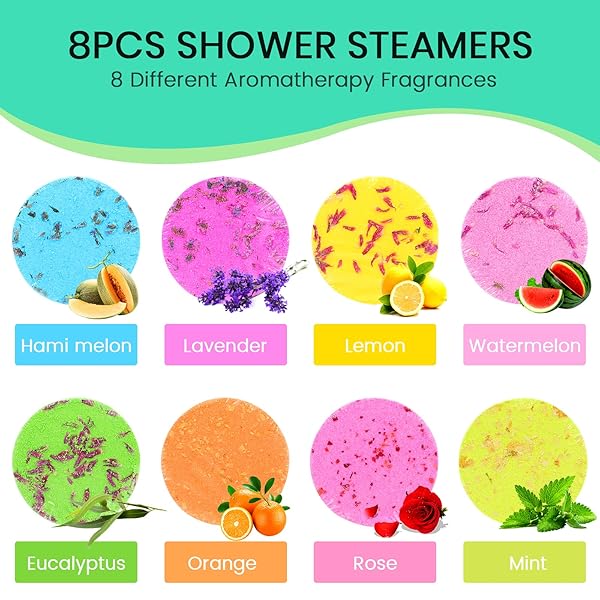 ✨Transform your shower routine with these luxurious Shower Steamers! 🚿💕 Indulge in the relaxing aromatherapy of 8 blissful bath bombs, perfect for Valentine's, birthdays, Mother's Day, or Christmas!