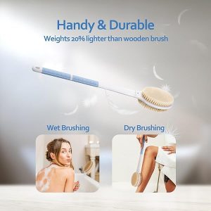 9f07362114dc4c23b47ffa020db2f8e2tplv-tulkllf4y5-origin-jpeg.jpeg Get the ultimate shower experience with this long-handled body scrubber! Say goodbye to slippery mishaps and hello to smooth, exfoliated skin. Perfect for everyone - women, men, and the elderly. Available in a trendy blue color!