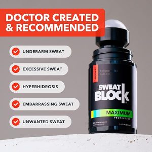 🔥Say goodbye to sweat and odor with this powerful roll-on antiperspirant! 💦 Perfect for men and women dealing with excessive sweat and hyperhidrosis. Keep sweat at bay for days! 💪🏼 #S