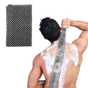 Get glowing skin with this exfoliating washcloth! Perfect for daily showering, face steaming, and scrubbing away dirt. Say goodbye to dull skin and hello to a fresh, clean glow! #skincare #exfoliate #