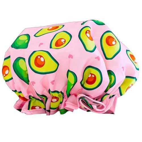 Ditch the frizz with this trendy waterproof shower cap! Perfect for showers, cooking, spa days, and even sleeping. Available in three cute prints. Say goodbye to bad hair days! #showercap #trendy #frizzfree