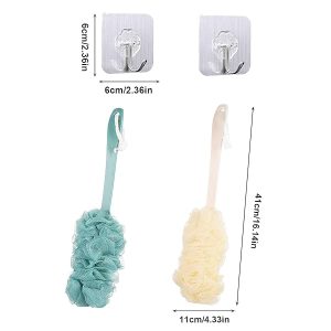 a2301508a2ed4975a90591a6be67df17tplv-tulkllf4y5-origin-jpeg.jpeg Get the ultimate shower experience with these 2 back scrubbers! Perfect for exfoliating and removing dead skin, these long handle body brushes come with a soft mesh sponge. Available in blue and beige. #ShowerGoals #SkinCare #