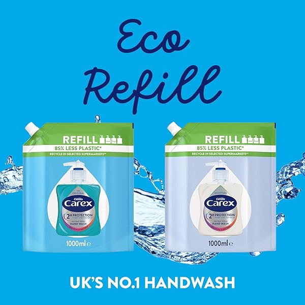 Keep germs away for 2 hours with this antibacterial hand wash refill pack! Perfect for homes & businesses. Stay clean & save with this bulk buy of 3 x 1 litre bottles. #cleanhands #germfree #stay