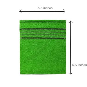 Get glowing skin with these colorful Asian exfoliating washcloths! Say goodbye to dull skin and hello to a radiant glow. Pack includes 8 cloths in vibrant red and green colors. #skincare #exfoliate #glow