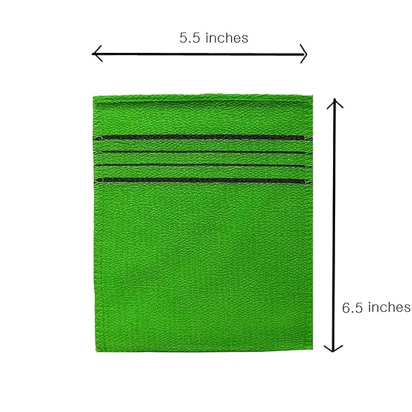 Get glowing skin with these colorful Asian exfoliating washcloths! Say goodbye to dull skin and hello to a radiant glow. Pack includes 8 cloths in vibrant red and green colors. #skincare #exfoliate #glow