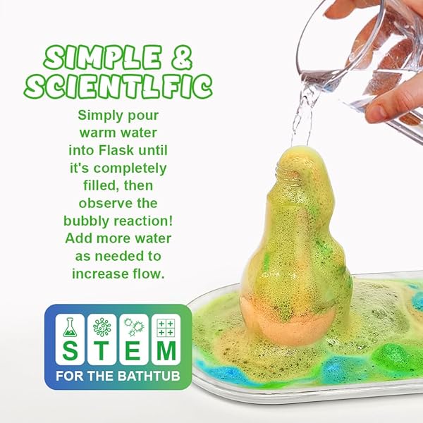 🛁✨ 6 Large Bath Bombs Potion Set for Kids! 🌈🔬 Colorful & Fizzy Fun! 🎁 Perfect Surprise Gift for Boys & Girls! 🧪 Educational STEM Bubble Bath Kit!