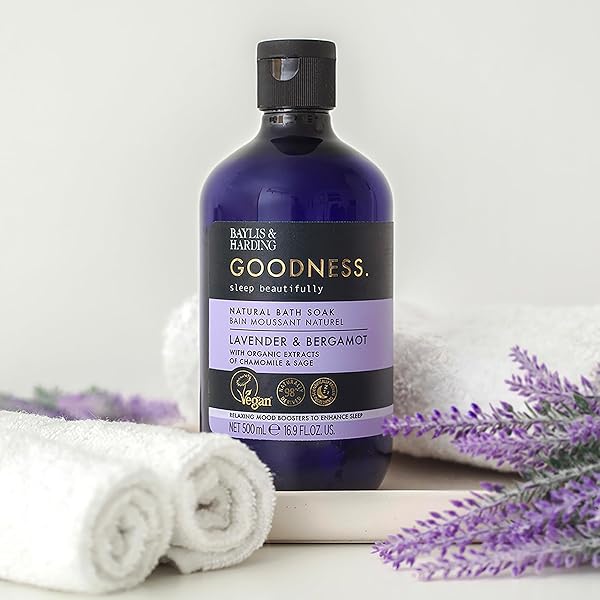 Unwind with this luxurious lavender & bergamot bath soak! Get ready for the best night's sleep ever with this vegan-friendly product. 🛁💤 #selfcare #relaxation #bathsoak