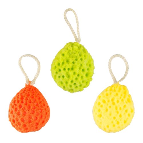 "🚿 Get that spa feeling at home with these 3 soft honeycomb bath sponges! Perfect for adults and kids, in 3 fun colors to make bath time a breeze! #bathsponges #bodycare"