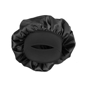 a802e7c4ade348afa2ceafedc08370d2tplv-tulkllf4y5-origin-jpeg.jpeg Sleep in style with this satin hair bonnet! Protect your hair while you sleep with this soft and comfortable cap. Say goodbye to frizzy hair and hello to beautiful hair days ahead! Available in sleek black.