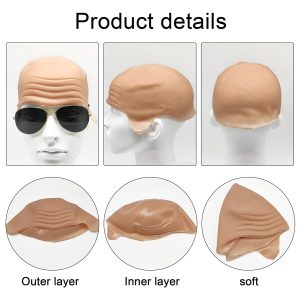 Get ready to rock the bald look with this complete costume set! Perfect for Halloween, cosplay, or just for fun. Stand out with the famous rapper-inspired style. #BaldIsBeautiful #CostumeGoals #HalloweenReady