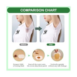 Stay fresh all day with these self adhesive underarm sweat pads! 100 disposable pads for men and women. No more embarrassing sweat stains! #sweatprotection #freshconfidence