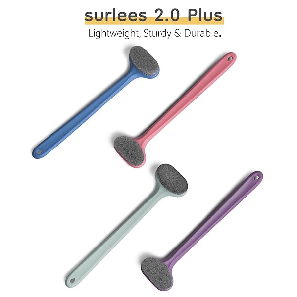 ab204fc53a2044f9991c442422f61404tplv-tulkllf4y5-origin-jpeg.jpeg Get the perfect shower companion! Back scrubber and body brush in one, great for elderly, men, and women. 15 inches of blue bliss with stiff bristles for the ultimate clean. #showeressential #bodycare #selfcare