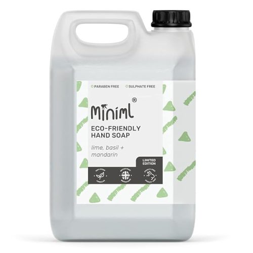 5L of Lime, Basil & Mandarin Hand Soap - Gentle on Skin, Vegan & Cruelty Free! Perfect for soft, sensitive skin care. 🌿🍋 #handsoap #veganbeauty