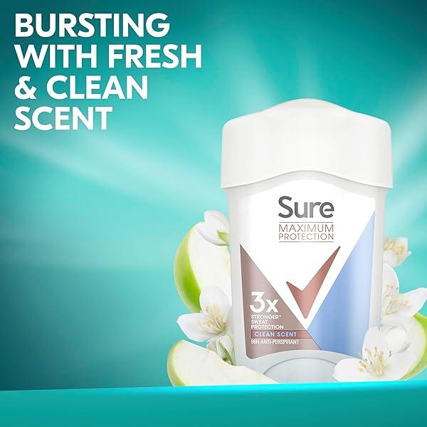 Get all-day freshness with this powerful anti-perspirant cream deodorant stick! Stay protected for up to 96 hours with its clean scent and maximum sweat protection. Say goodbye to odour worries! 💪🌸 #Fresh