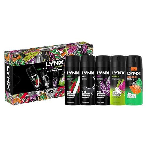 Get ready to level up your scent game with this epic bodyspray gift set! 5 deodorant body sprays to keep you fresh and confident all day long 🎮🎁 #gametime #fragrance #giftset