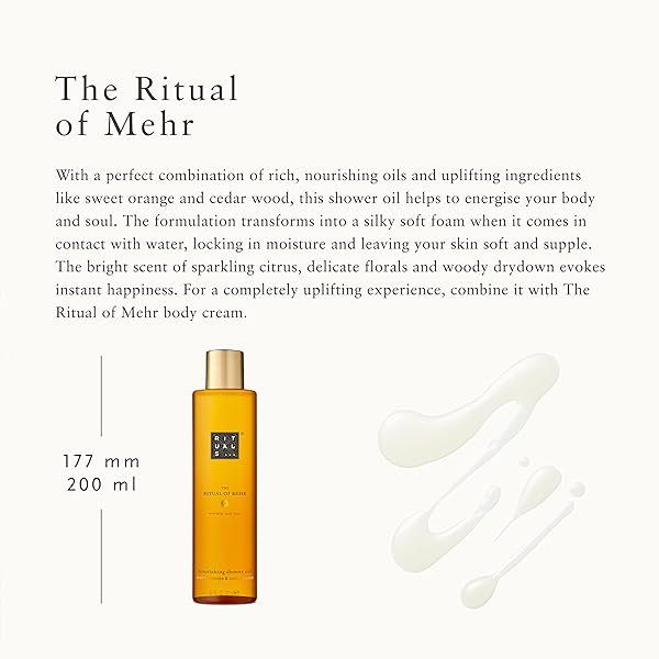 🚿✨ Get your skin glowing with this luxurious shower oil! Infused with sweet orange and cedar wood, it's the perfect pick-me-up for your morning routine. Plus, the energizing properties and Vitamin C will leave you feeling refreshed
