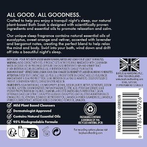 Unwind with this luxurious lavender & bergamot bath soak! Get ready for the best night's sleep ever with this vegan-friendly product. 🛁💤 #selfcare #relaxation #bathsoak