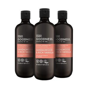 bb5c30a4c3774e079bae90c4b7af4fcctplv-tulkllf4y5-origin-jpeg.jpeg ✨Get ready to elevate your shower experience with this luxurious Men's Sandalwood & Vanilla Shower Gel! 🚿🌿 Made with natural ingredients and vegan friendly, this pack of 3 will leave you feeling refreshed and ready to take