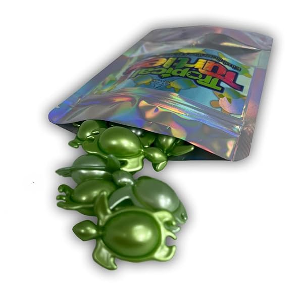 🐢✨ Transform your bath into a tropical oasis with these kiwi-scented bath oil pearls! Perfect for turtle lovers or as a cute stocking stuffer. Get ready to relax and unwind in style! 🛁🎁