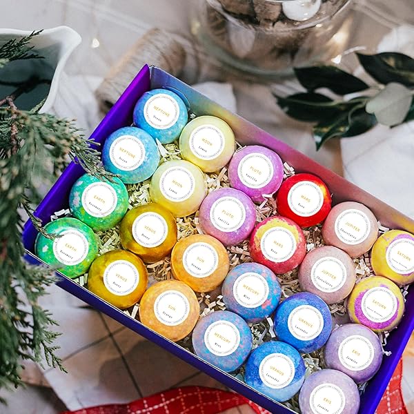 🛁✨Transform Your Bath Time with 24pcs Organic Bubble Bath Bombs! Relax and Rejuvenate with All Natural Ingredients for a Spa-like Experience! #BathTime #SelfCare