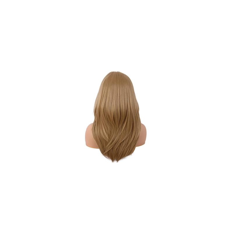 Get the perfect shoulder-length hair look with this 20 inch layered wig in ash blonde! Perfect for daily wear or party nights 🌟 #hairgoals #wiglife #fashion