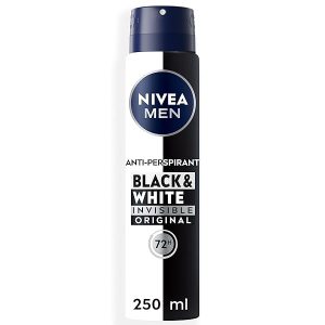 Stay fresh and confident all day with this pack of 6 black & white anti-perspirant deodorants! No more sweat stains on your favorite clothes, just 72 hours of protection. #FreshForDays #NoSweat