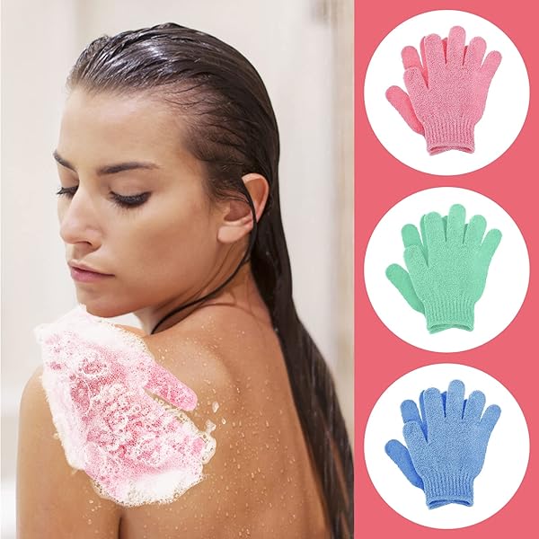 ca85774b7ec9401980ebfde63a0a449etplv-tulkllf4y5-origin-jpeg.jpeg Get your skin glowing with these 6 exfoliating gloves! Perfect for shower time pampering, spa days, and massage treatments. Say goodbye to dead skin cells with these eco-friendly bamboo mitts in green, blue, and pink! #sk