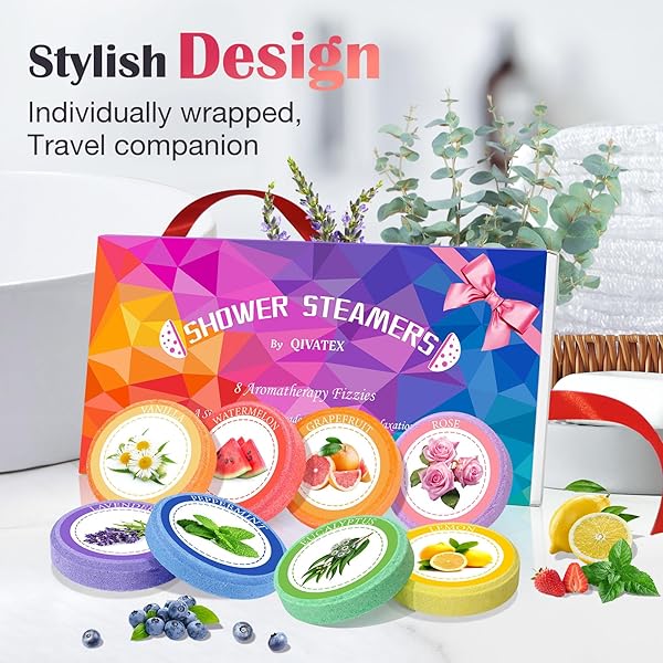 🎁✨ Treat yourself or someone special to a luxurious spa experience with these shower steamers! Perfect for birthdays, Valentines, or just because. Personalize your relaxation with 8 amazing scents! #selfcare #giftideas #