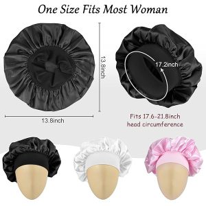 ccedbd12551f416bb1d751f9c0710643tplv-tulkllf4y5-origin-jpeg.jpeg Sleep in style with this satin hair bonnet! Protect your hair while you sleep with this soft and comfortable cap. Say goodbye to frizzy hair and hello to beautiful hair days ahead! Available in sleek black.