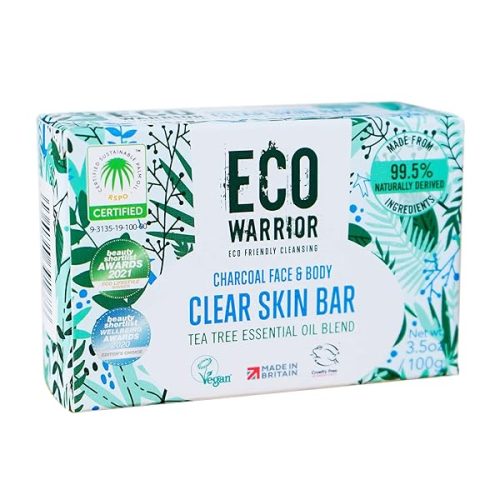 Get glowing skin with this vegan and cruelty-free soap bar! 🌿 Say goodbye to SLS and parabens while enjoying the benefits of moisturizing charcoal, grapeseed oil, and antibacterial tea tree essential oil. Plus, it's