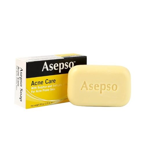 Clear up acne with this powerful combo of SULPHUR and Salicyclic Acid in a convenient bar soap! Say goodbye to breakouts and hello to clear skin! #acneproneskin #skincare #clearskin