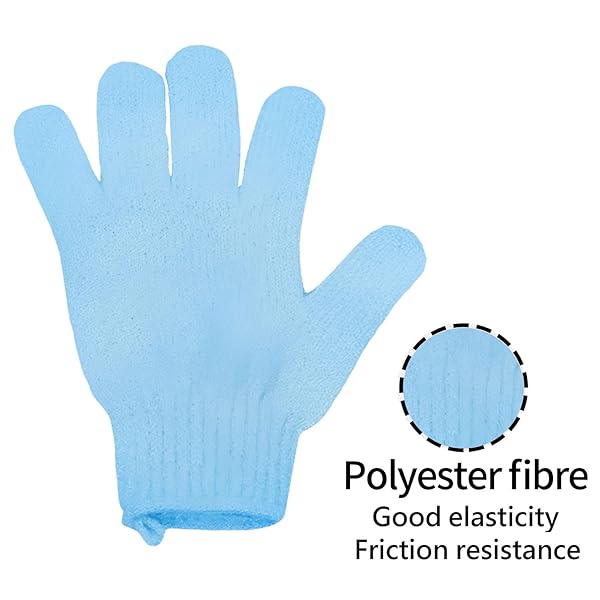 Get glowing skin with these bamboo exfoliating gloves! Say goodbye to ingrown hair and dead skin for a spa-like experience in the shower. Perfect for exfoliating and massaging your way to smooth, radiant skin. 💙 #sk