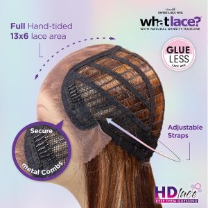 Get ready to slay with the illusion lace front Cloud 9 wig! Hand-tied, pre-plucked, and natural hairline for flawless style. Say goodbye to bad hair days with the Whatlace LATISHA wig in stunning shade 1