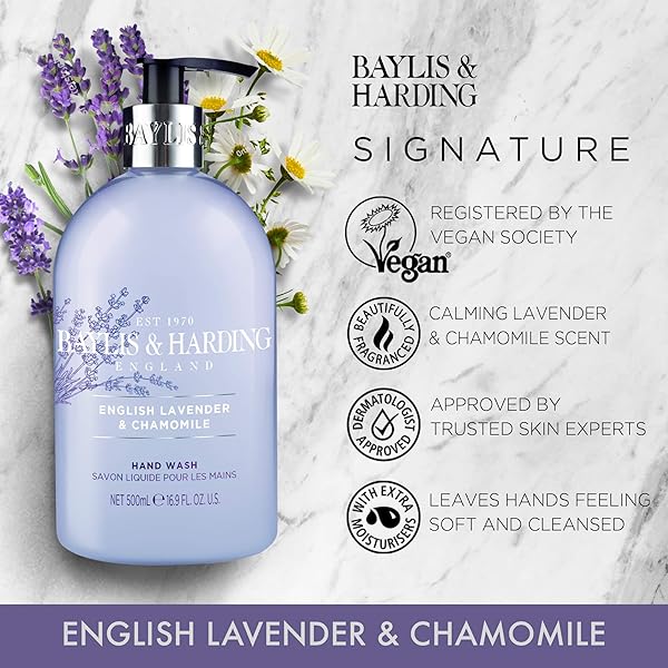 d9b4275a034d4c25a43d57803baad6dftplv-tulkllf4y5-origin-jpeg.jpeg ✨ Treat yourself with this calming English Lavender and Chamomile Hand Wash! 🌿 500 ml in each pack of 3, perfect for keeping your hands clean and feeling refreshed. 🧼 Plus, it's vegan friendly