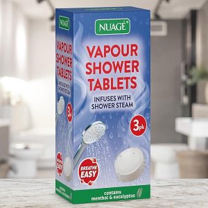 🚿 Transform your shower routine with these Vapour Shower Tablets! 🌿 Feel refreshed with every breath as the menthol and eucalyptus oil fill the air. Perfect for a spa-like experience at home! 💦 #