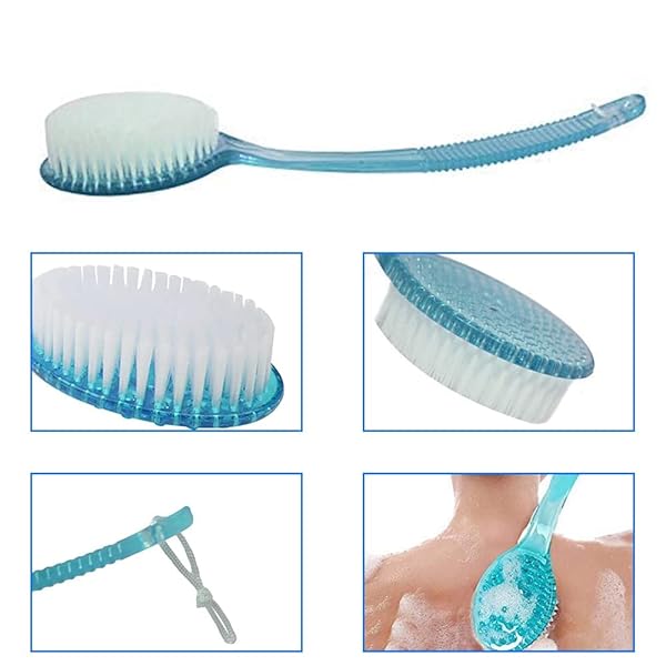 Get your skin glowing with this amazing long-handled body brush! Perfect for exfoliating, massaging, and keeping your skin clean and smooth. A must-have for your spa shower routine! ✨🚿 #skincare #self