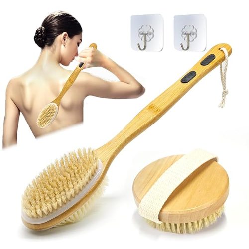 df8c6f14e27f400aba1d3c80ada5e7fdtplv-tulkllf4y5-origin-jpeg.jpeg Get your skin glowing with this 2-piece body brush set! 🚿✨ Exfoliate and stimulate blood circulation with the dry brush back scrubber and loofah body scrubber. Say goodbye to cellulite and hello to smoother skin