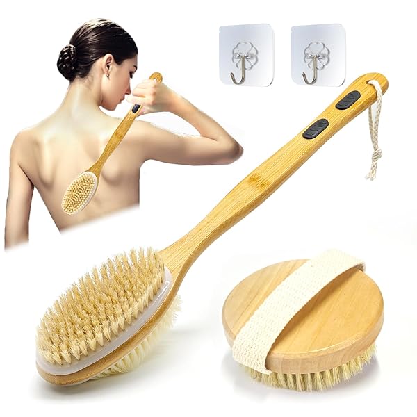 df8c6f14e27f400aba1d3c80ada5e7fdtplv-tulkllf4y5-origin-jpeg.jpeg Get your skin glowing with this 2-piece body brush set! 🚿✨ Exfoliate and stimulate blood circulation with the dry brush back scrubber and loofah body scrubber. Say goodbye to cellulite and hello to smoother skin