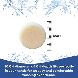 Get 6 Natural Baby Bath Sponges! Soft & gentle for newborns & older babies 🛁 Perfect for sensitive skin, kids, & bathtime fun! #babybath #softskin