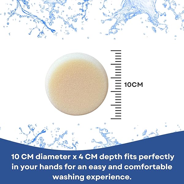 Get 6 Natural Baby Bath Sponges! Soft & gentle for newborns & older babies 🛁 Perfect for sensitive skin, kids, & bathtime fun! #babybath #softskin