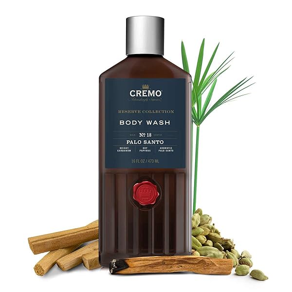 🚿 Elevate your shower routine with this luxurious Palo Santo body wash for men! 🌿✨ Experience the rich fragrance in every lather - 473ml of pure indulgence! 💦 #luxurybodywash #mens