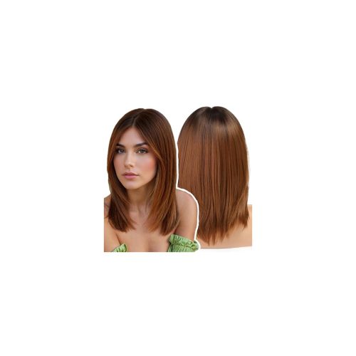 Transform your look with trendy short brown wigs with dark roots! Get the perfect bob style that's heat resistant and ready for any TikTok trend 💁‍♀️ #hairflip #bobwig #tiktokstyle