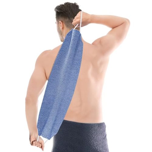 Get that spa-like shower experience at home with this Double-Sided Back Scrubber! 🚿 Say goodbye to hard-to-reach spots and hello to smooth, glowing skin. Perfect for both men and women! #showergoals #exfol