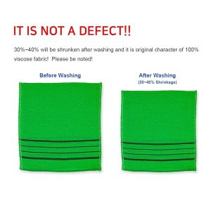 Get glowing skin with these Korean exfoliating washcloths! Say goodbye to dead skin, calluses, and blackheads. Cleanse your pores and reduce acne breakouts with this set of 8 scrubbing cloths. #skincare #