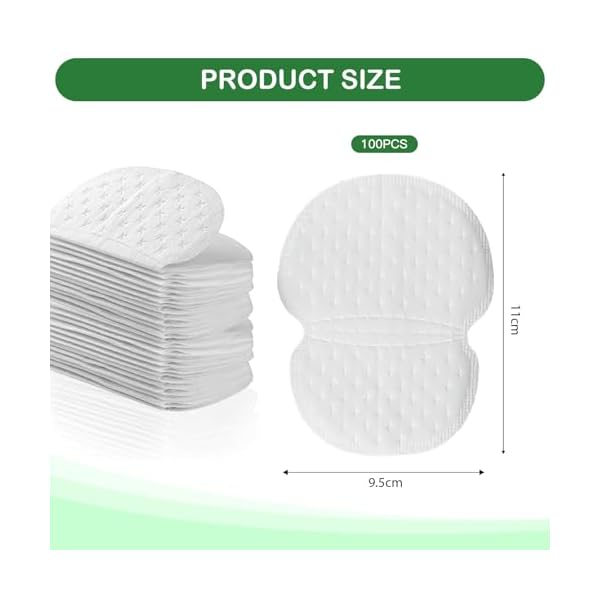 Stay fresh all day with these self adhesive underarm sweat pads! 100 disposable pads for men and women. No more embarrassing sweat stains! #sweatprotection #freshconfidence