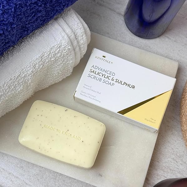 Get Clear Skin with this Powerful Acne-Fighting Scrub Soap! 💥 Say Goodbye to Breakouts with Salicylic Acid and Sulphur! ✨ #SkincareRoutine #TikTokBeauty
