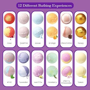 🛁✨Transform Your Bath Time with 24pcs Organic Bubble Bath Bombs! Relax and Rejuvenate with All Natural Ingredients for a Spa-like Experience! #BathTime #SelfCare