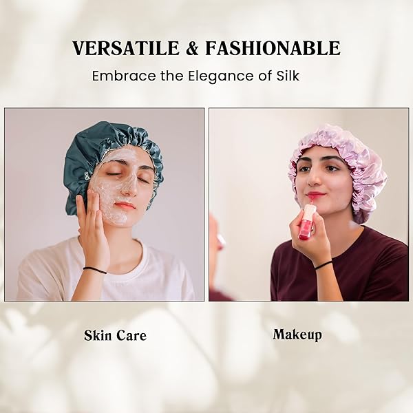 e54571a8a48548dd9da04bc686bc6b1btplv-tulkllf4y5-origin-jpeg.jpeg ✨Silk Hair Bonnets for Curly Queens! 💁♀️ Say goodbye to frizz & hello to beautiful curls with these stylish sleep caps! 2pcs set in Black & Peach Pink! 💖 #Curly