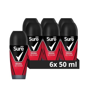Stay fresh all day with this high-tech men's deodorant! 48-hour protection against sweat and odour in a convenient roll-on. Get 6x 50 ml bottles for long-lasting freshness! #MensDeodorant #