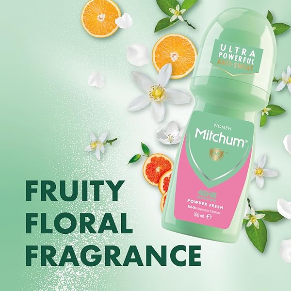 Stay fresh and dry all day with this 48HR protection roll-on deodorant! Dermatologist tested and powder fresh scent - perfect for busy babes on the go! 💃✨ #FreshAndDry #StayConfident